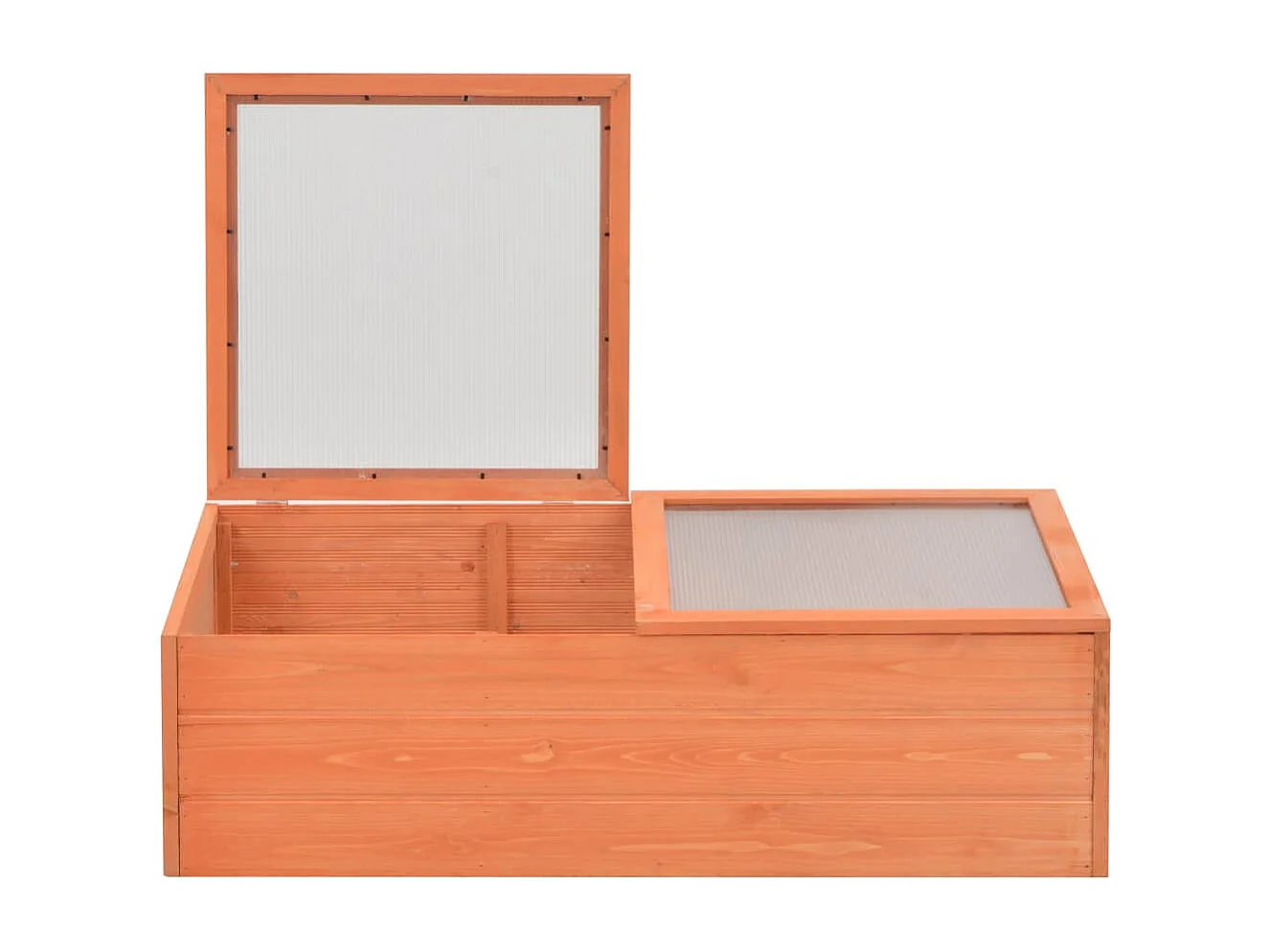 Serre tente abri plante bois marron 100 x 50 x 34 cm 02_0044650