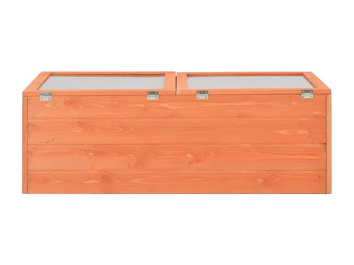 Serre tente abri plante bois marron 100 x 50 x 34 cm 02_0044650