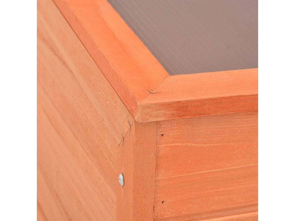 Serre tente abri plante bois marron 100 x 50 x 34 cm 02_0044650