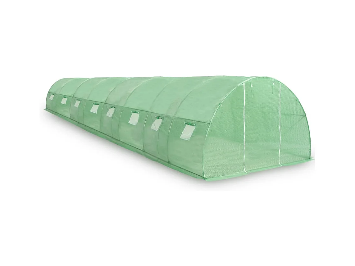 Estufa tenda abrigo planta flor hortaliças 36 m² 1200 x 300 x 200 cm verde 02_0044446
