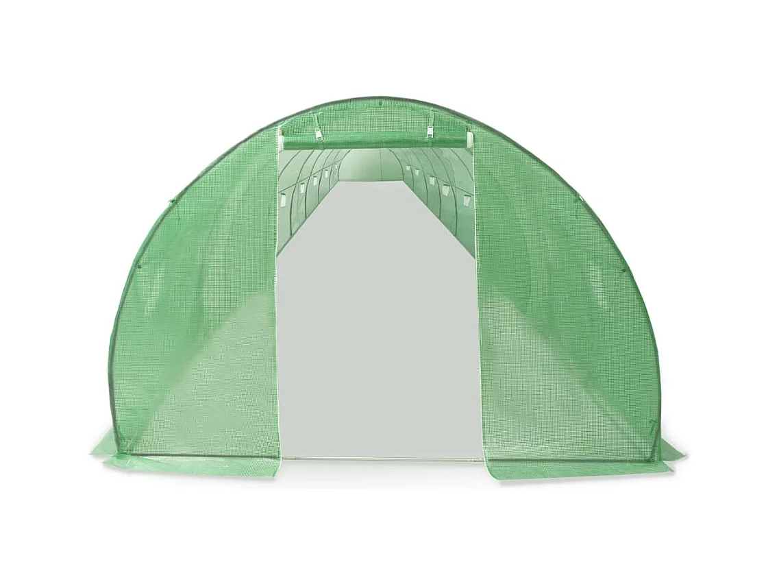 Estufa tenda abrigo planta flor hortaliças 36 m² 1200 x 300 x 200 cm verde 02_0044446