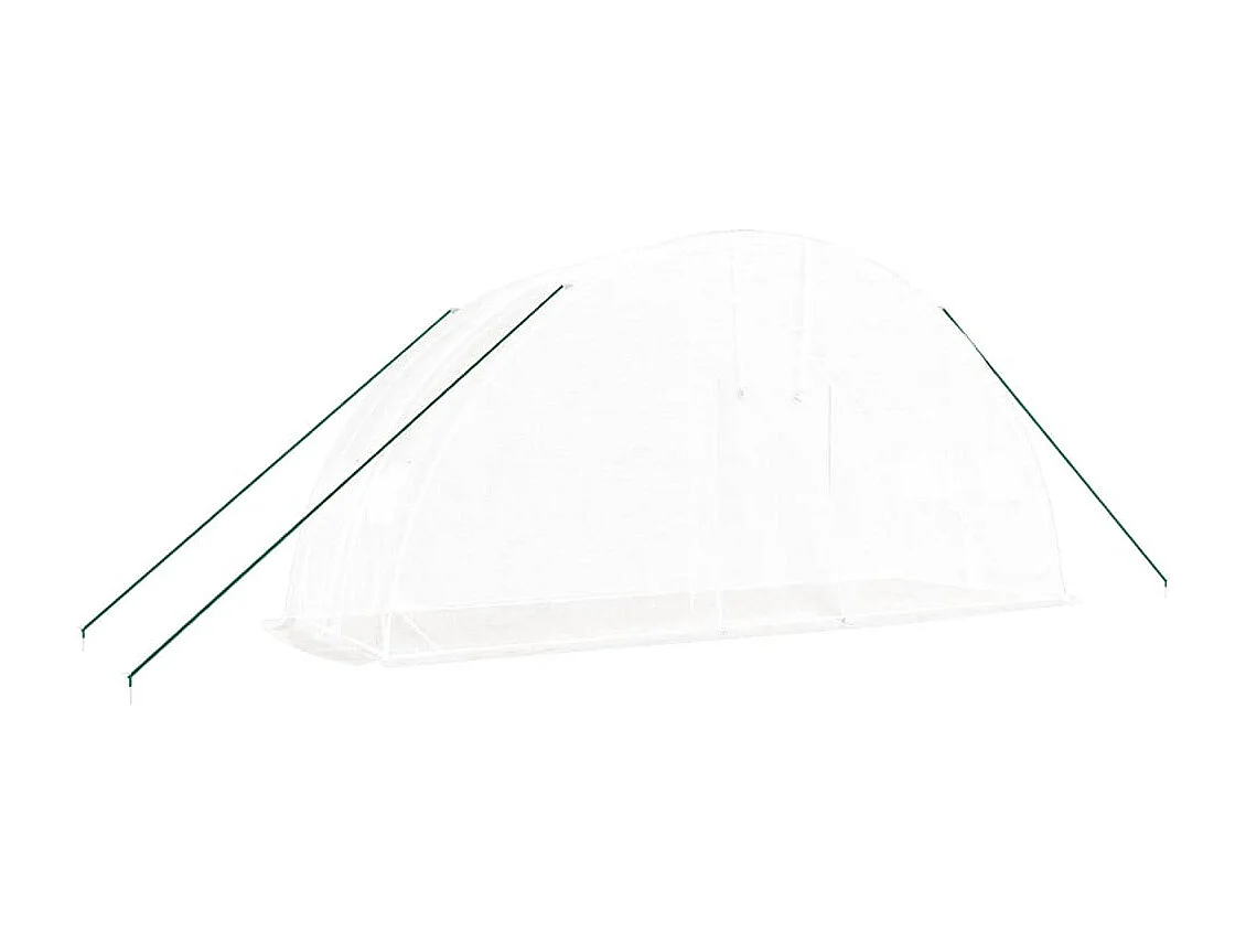 Serre tente abri plante blanche 6 x 2 x 31079 cm 02_0044539