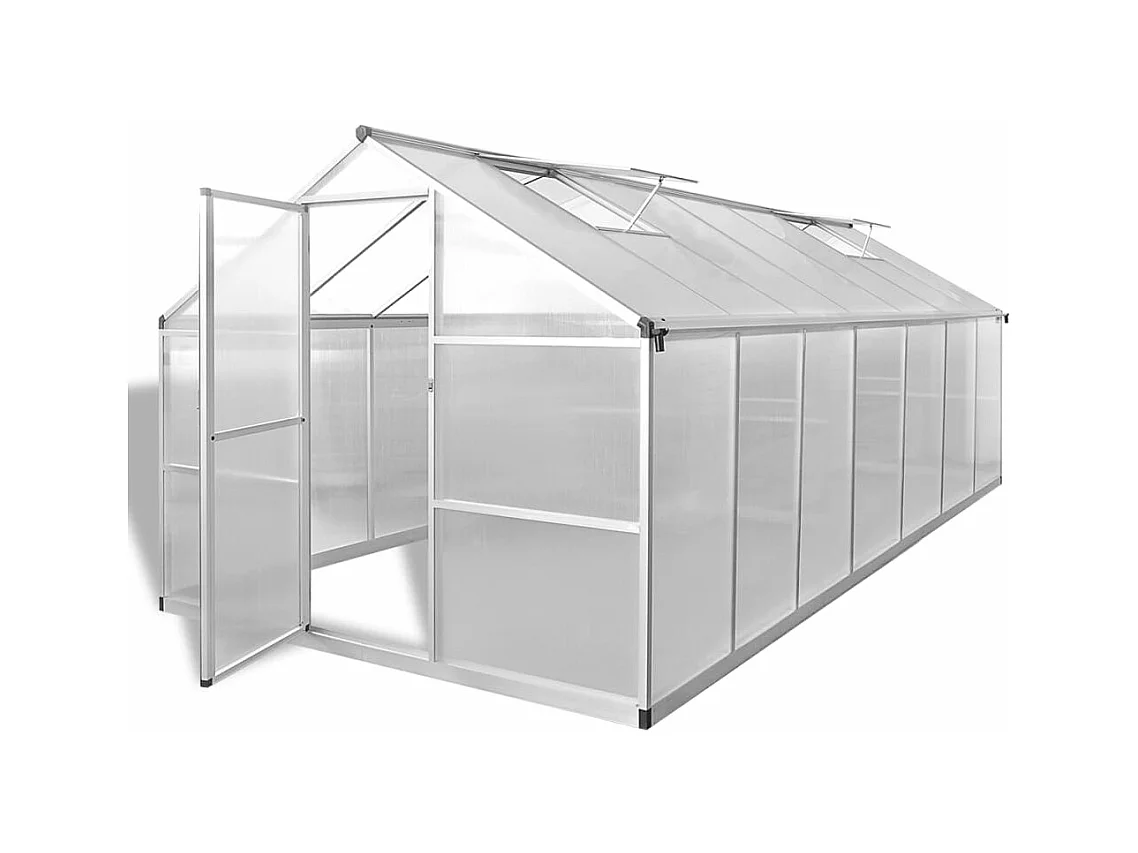 Serre tente abri plante aluminium 421 x 250 x 195 cm 02_0044479