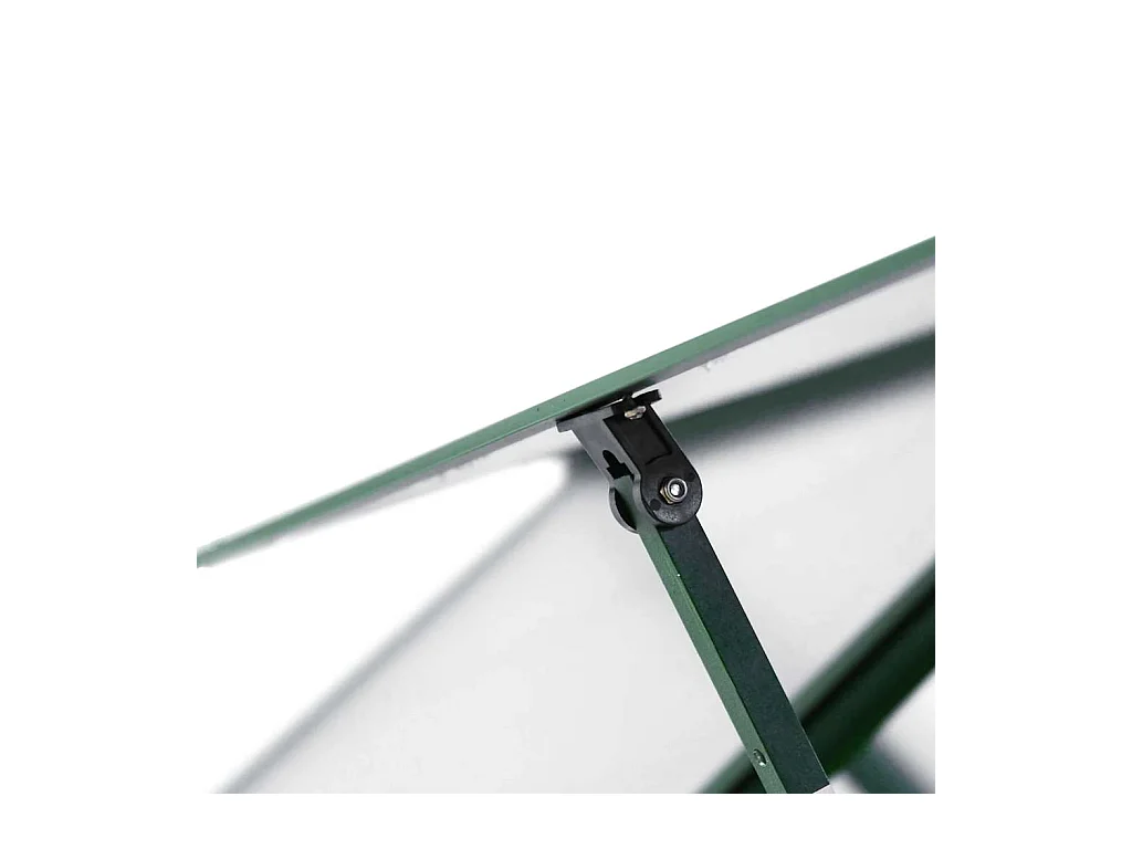 Serra tenda riparo piante fiori ortaggi con telaio di base 169 x 58 x 202 cm alluminio verde 02_0044495