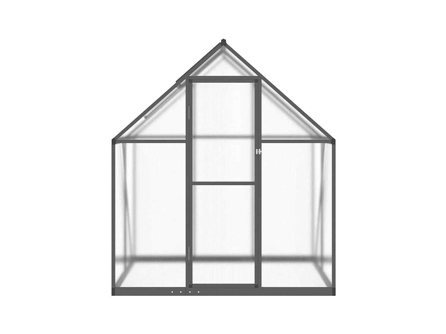 Invernadero de carpa para plantas flores y verduras con estructura de base 169 x 114 x 195 cm aluminio antracita 02_0044484