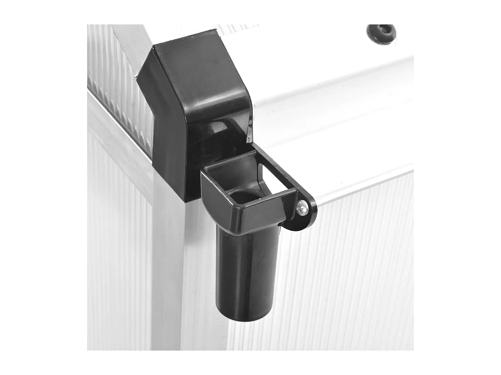 Serra tenda riparo piante fiori ortaggi alluminio 302 x 190 x 195 cm 1119 m³ Trasparente 02_0044467