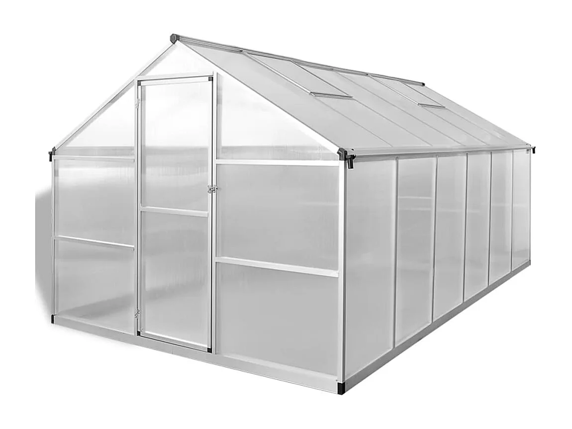 Serre tente abri plante aluminium 361 x 250 x 195 cm 02_0044663