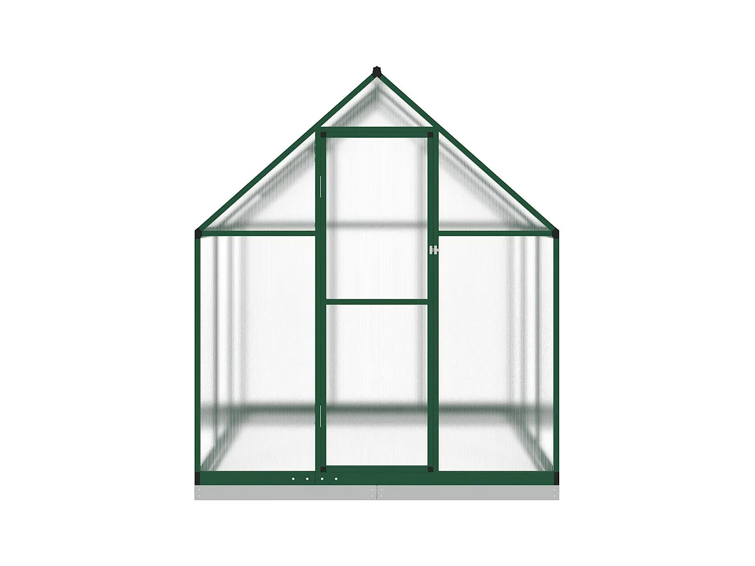 Invernadero de carpa para plantas flores y verduras con estructura de aluminio verde 169 x 169 x 202 cm 02_0044491