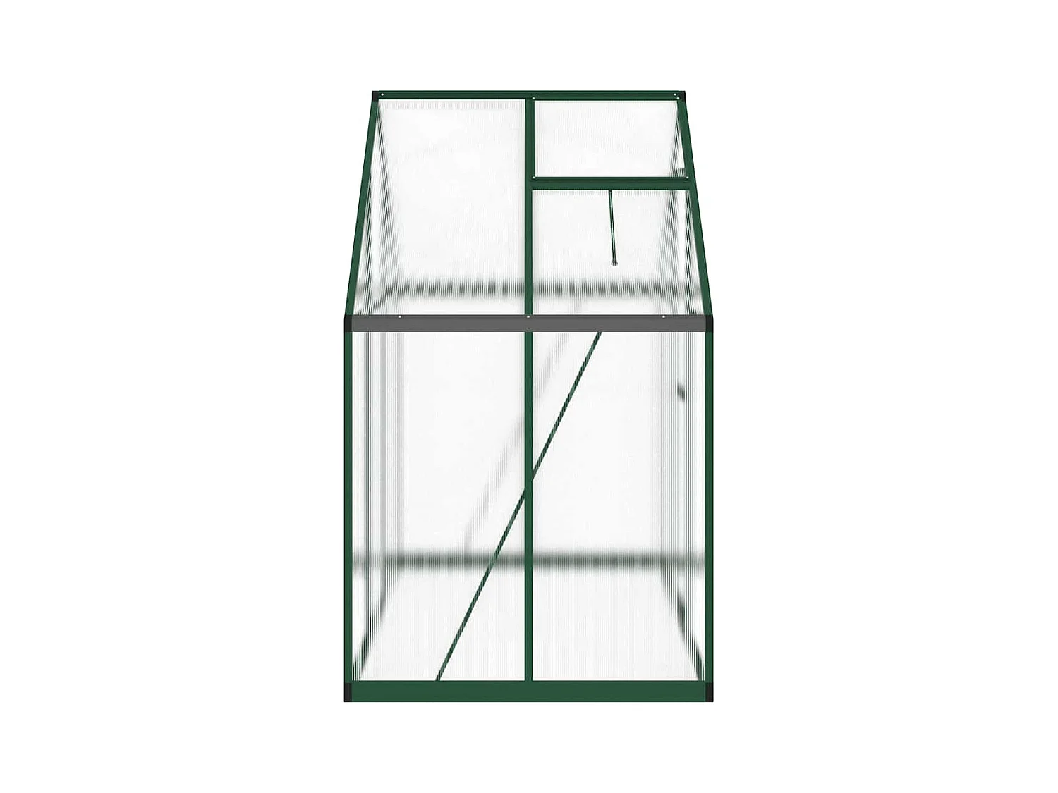 Invernadero de carpa para plantas flores y verduras con estructura de aluminio verde 169 x 114 x 195 cm 02_0044485