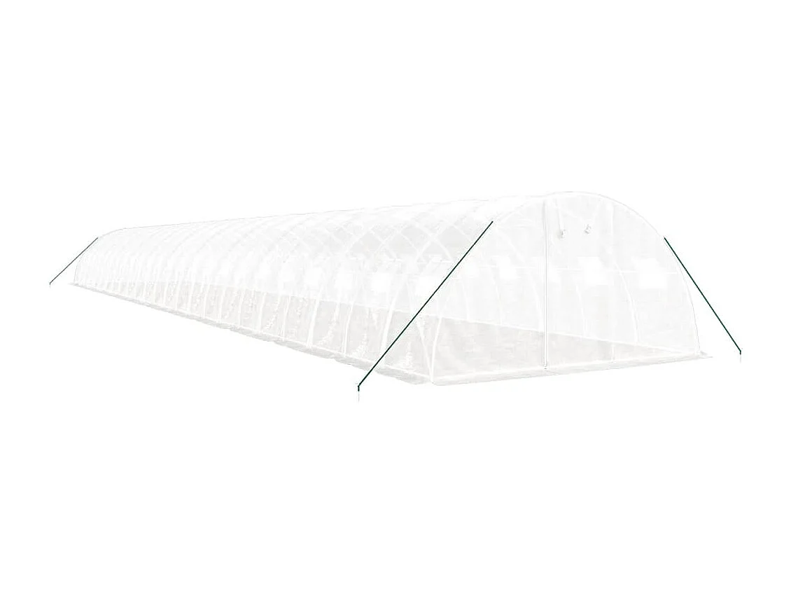 Serre tente abri plante blanche 24 x 4 x 2 cm 02_0044645