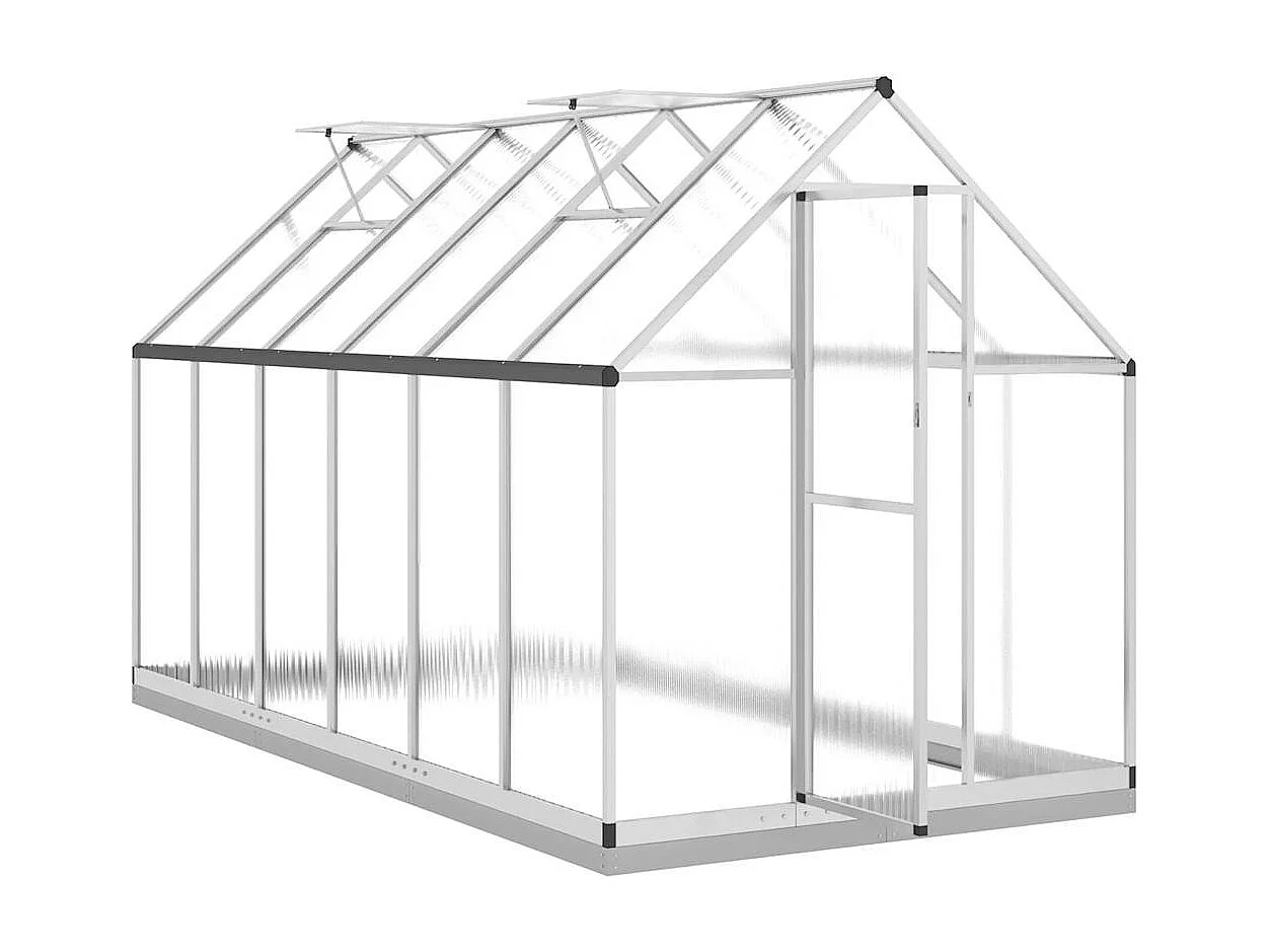 Serre tente abri plante aluminium argenté 334 x 169 x 202 cm 02_0044524