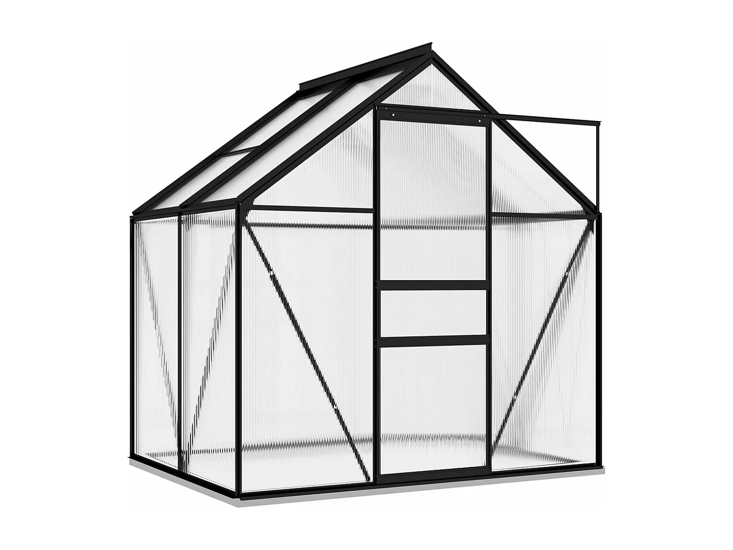 Invernadero de aluminio para plantas flores y hortalizas 247 m² antracita 02_0044462