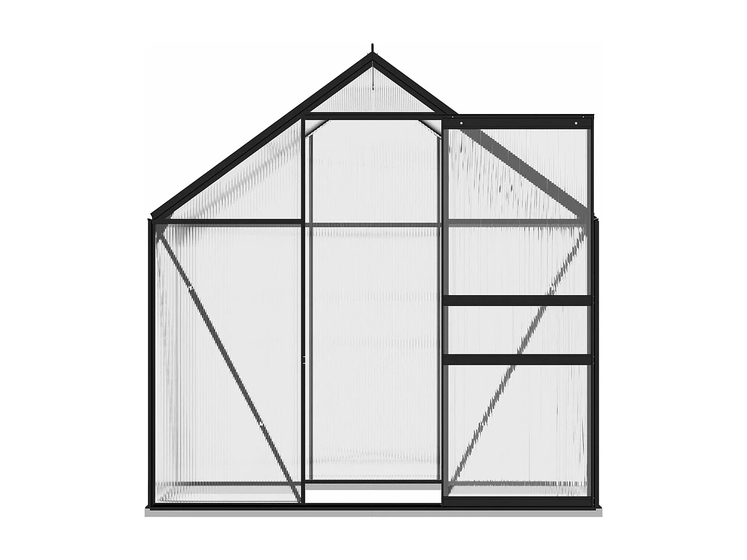 Invernadero de aluminio para plantas flores y hortalizas 247 m² antracita 02_0044462