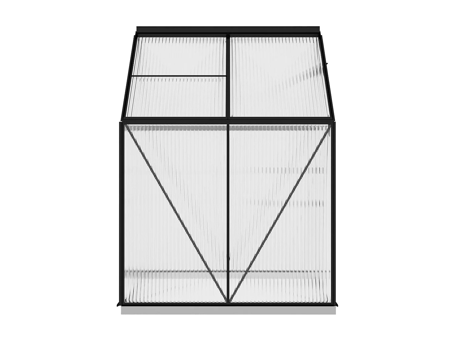 Invernadero de aluminio para plantas flores y hortalizas 247 m² antracita 02_0044462