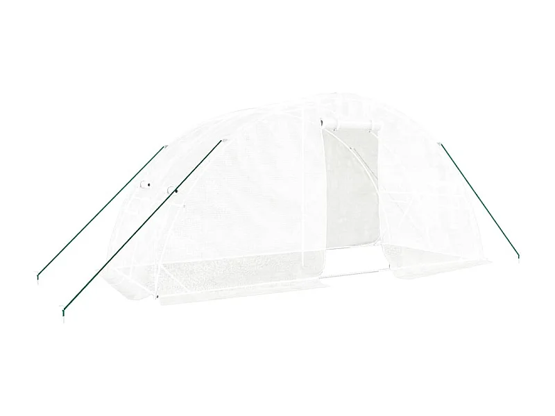 Serre tente abri plante blanche 5 x 2 x 45353 cm 02_0044527