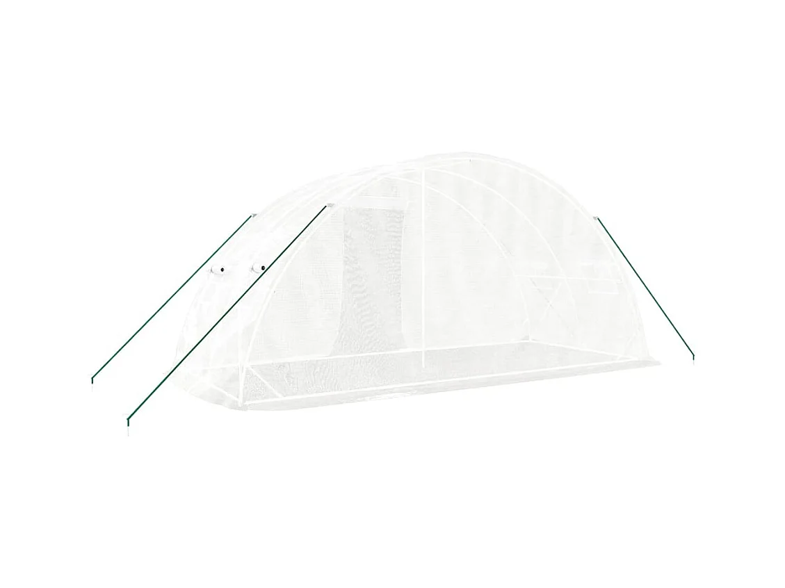 Serre tente abri plante blanche 5 x 2 x 45353 cm 02_0044527