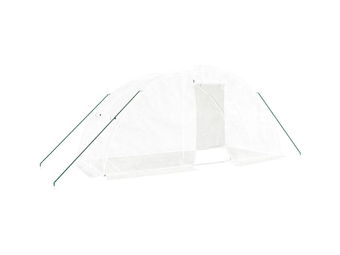Serre tente abri plante blanche 5 x 2 x 45353 cm 02_0044527