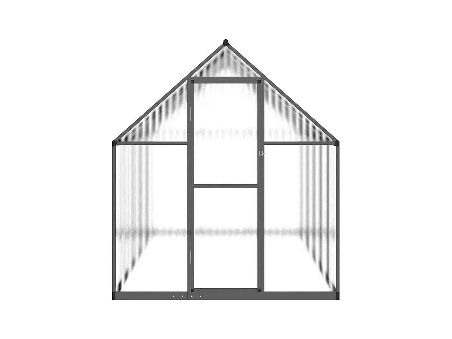 Invernadero de carpa para plantas flores y verduras con estructura de base 334 x 169 x 195 cm aluminio antracita 02_0044501