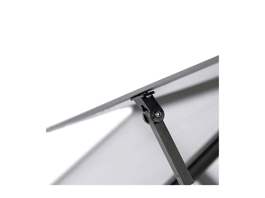 Invernadero de carpa para plantas flores y verduras con estructura de base 334 x 169 x 195 cm aluminio antracita 02_0044501