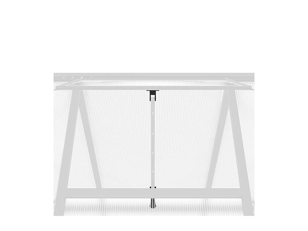 Invernadero de carpa para plantas flores y verduras con estructura de base plateada 169 x 169 x 202 cm aluminio Plata 02_0044519