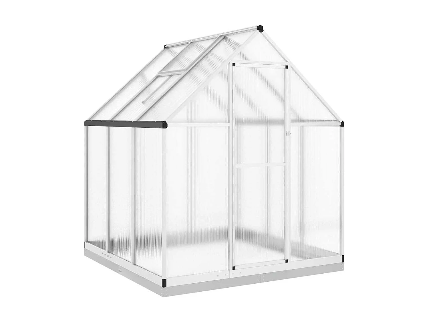 Serre tente abri plante aluminium argenté 169 x 169 x 202 cm 02_0044519