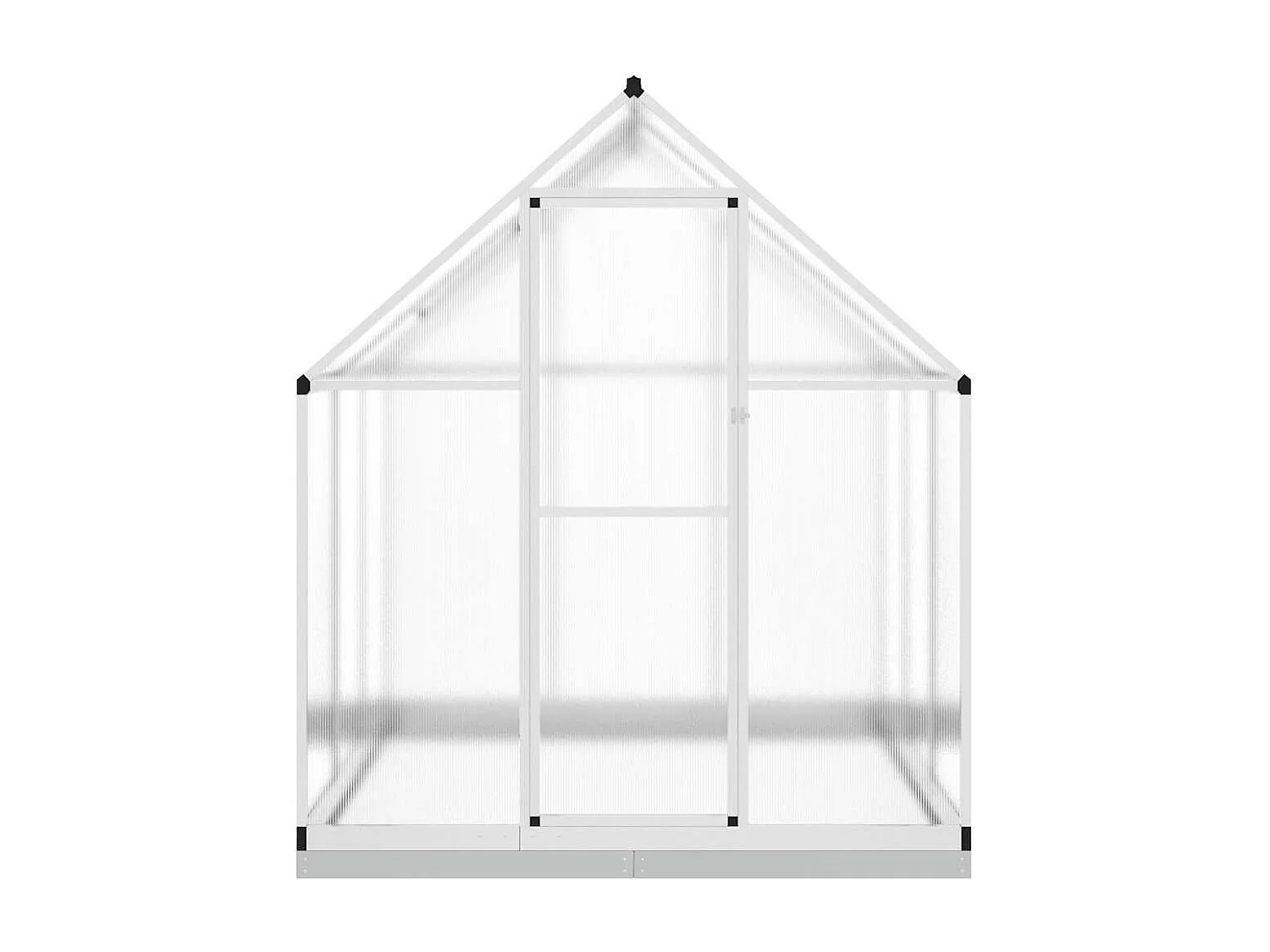 Serre tente abri plante aluminium argenté 169 x 169 x 202 cm 02_0044519