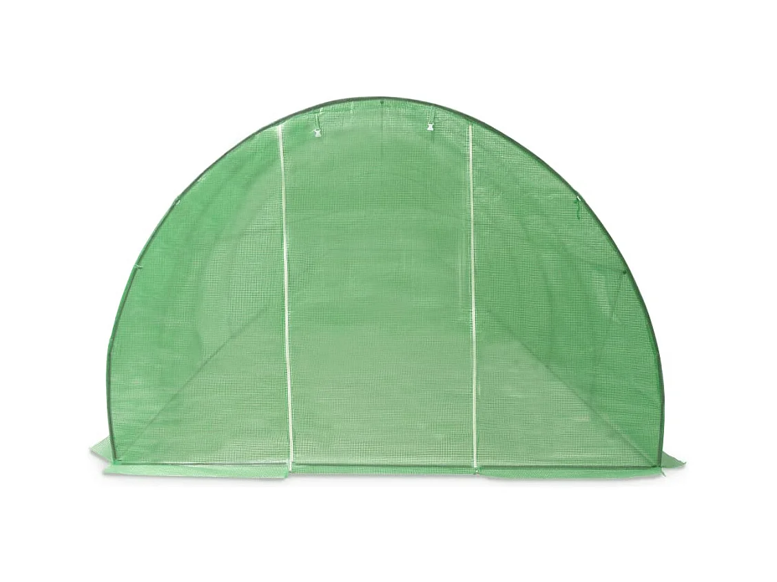 Serra tenda riparo piante fiori ortaggi 27 m² 900 x 300 x 200 cm verde 02_0044444