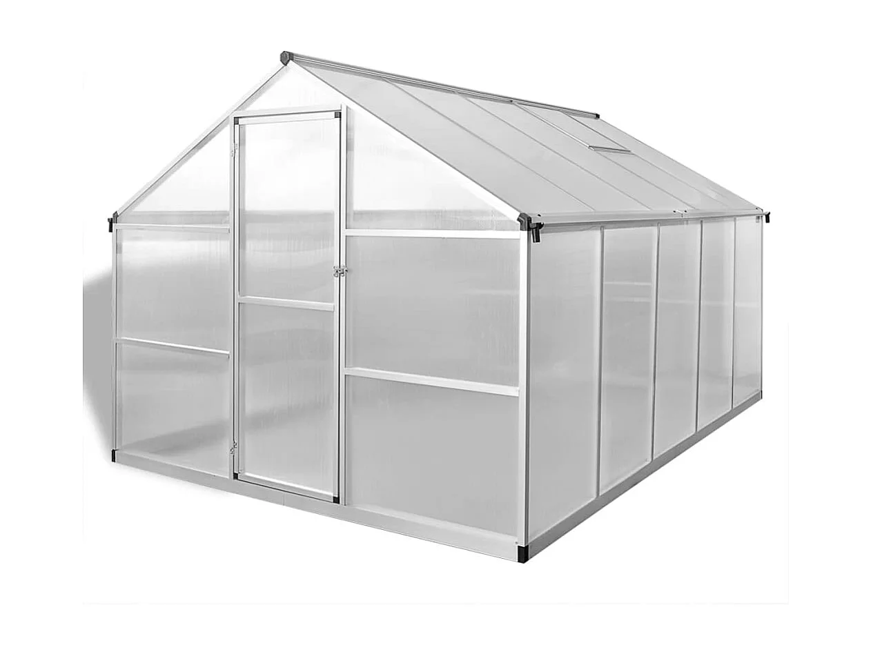 Serre tente abri plante aluminium 302 x 250 x 195 cm 02_0044662