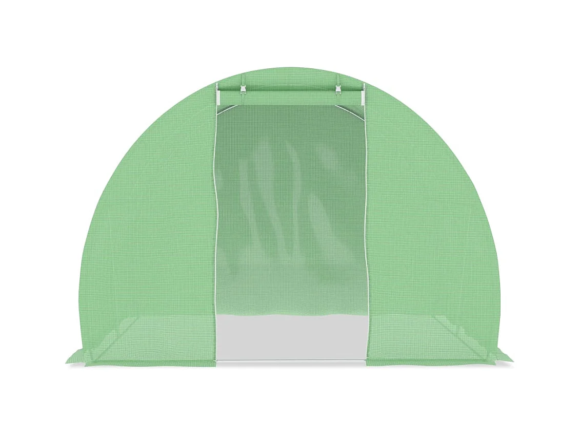 Serra tenda riparo piante fiori ortaggi 6 m² 3 x 2 x 2 m verde 02_0044451