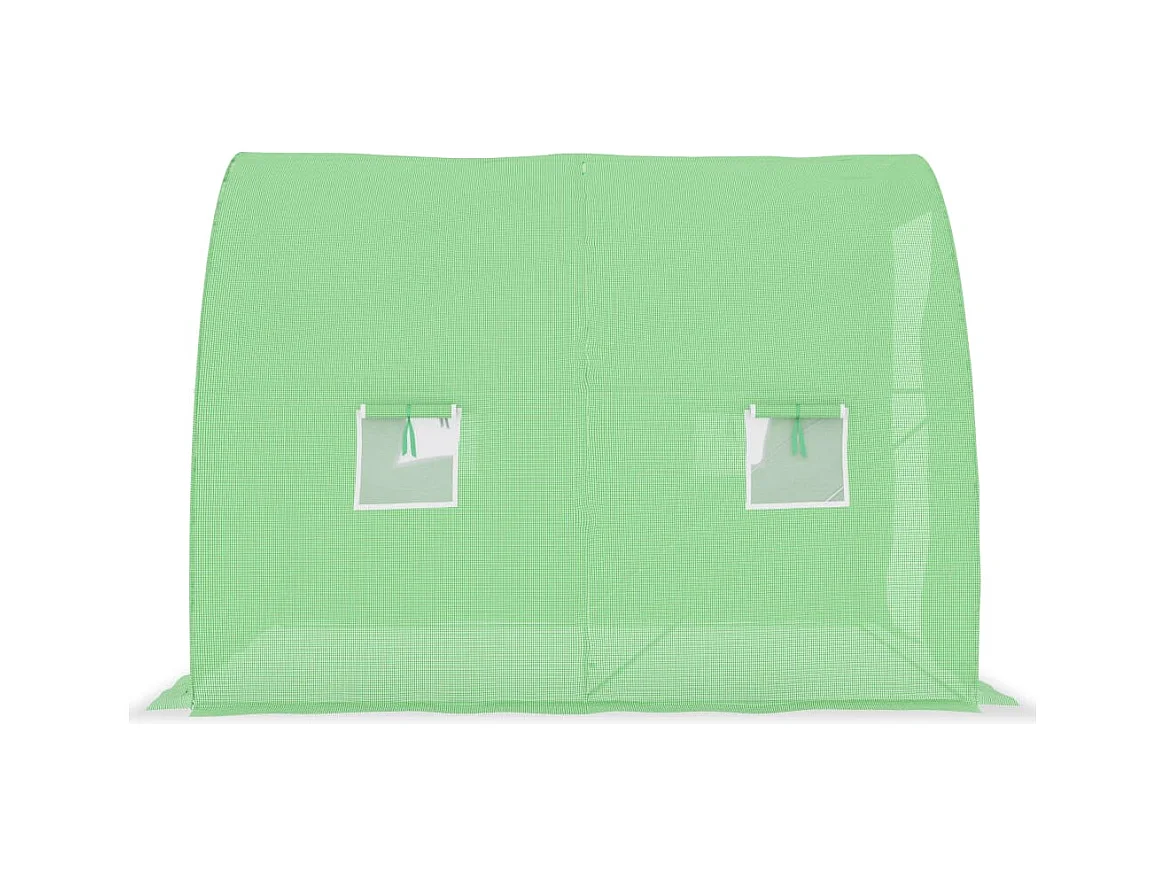 Serra tenda riparo piante fiori ortaggi 6 m² 3 x 2 x 2 m verde 02_0044451