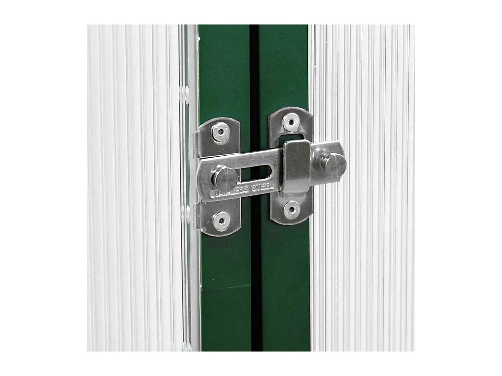 Serra tenda riparo piante fiori ortaggi con telaio di base 169 x 58 x 195 cm alluminio verde 02_0044493