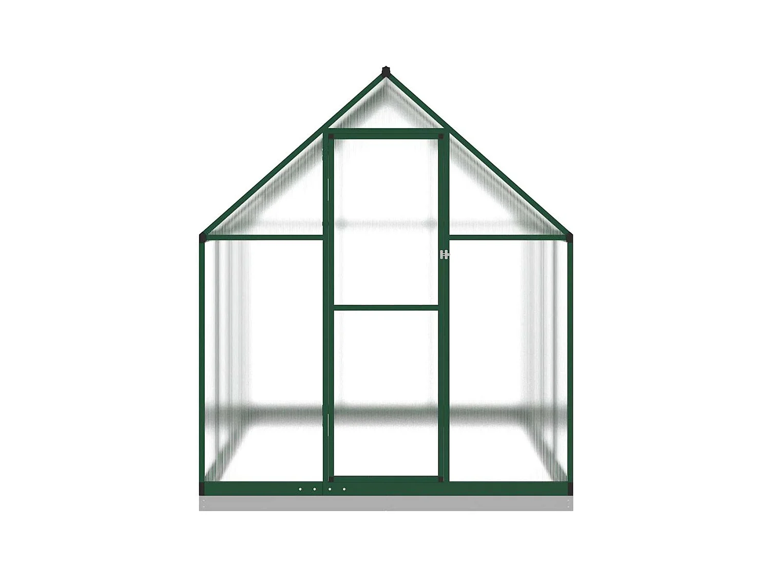 Invernadero de carpa para plantas flores y verduras con estructura de aluminio verde 224 x 169 x 202 cm 02_0044499