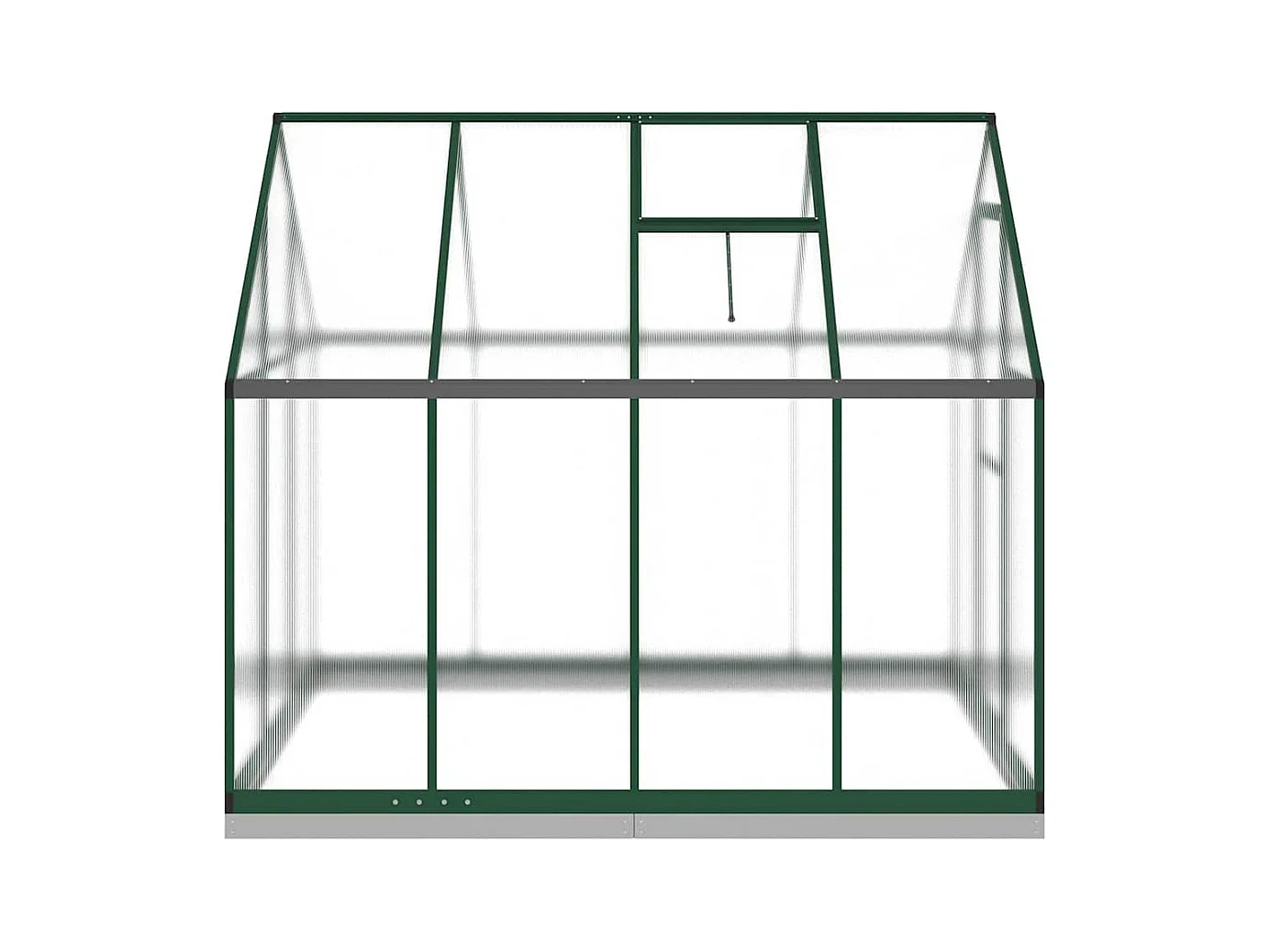 Invernadero de carpa para plantas flores y verduras con estructura de aluminio verde 224 x 169 x 202 cm 02_0044499