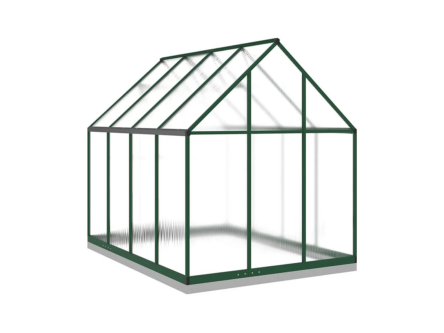 Invernadero de carpa para plantas flores y verduras con estructura de aluminio verde 224 x 169 x 202 cm 02_0044499