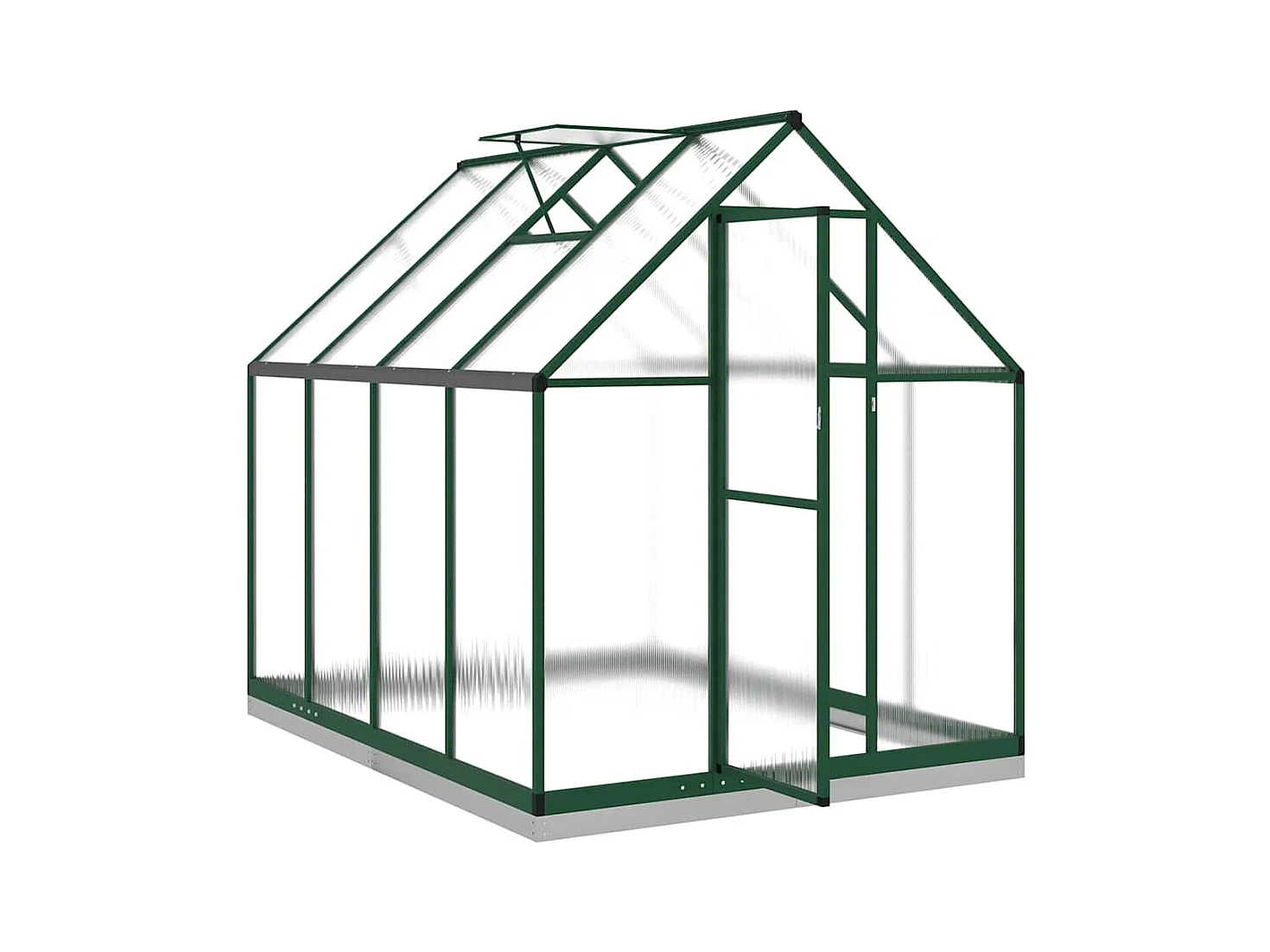 Invernadero de carpa para plantas flores y verduras con estructura de aluminio verde 224 x 169 x 202 cm 02_0044499