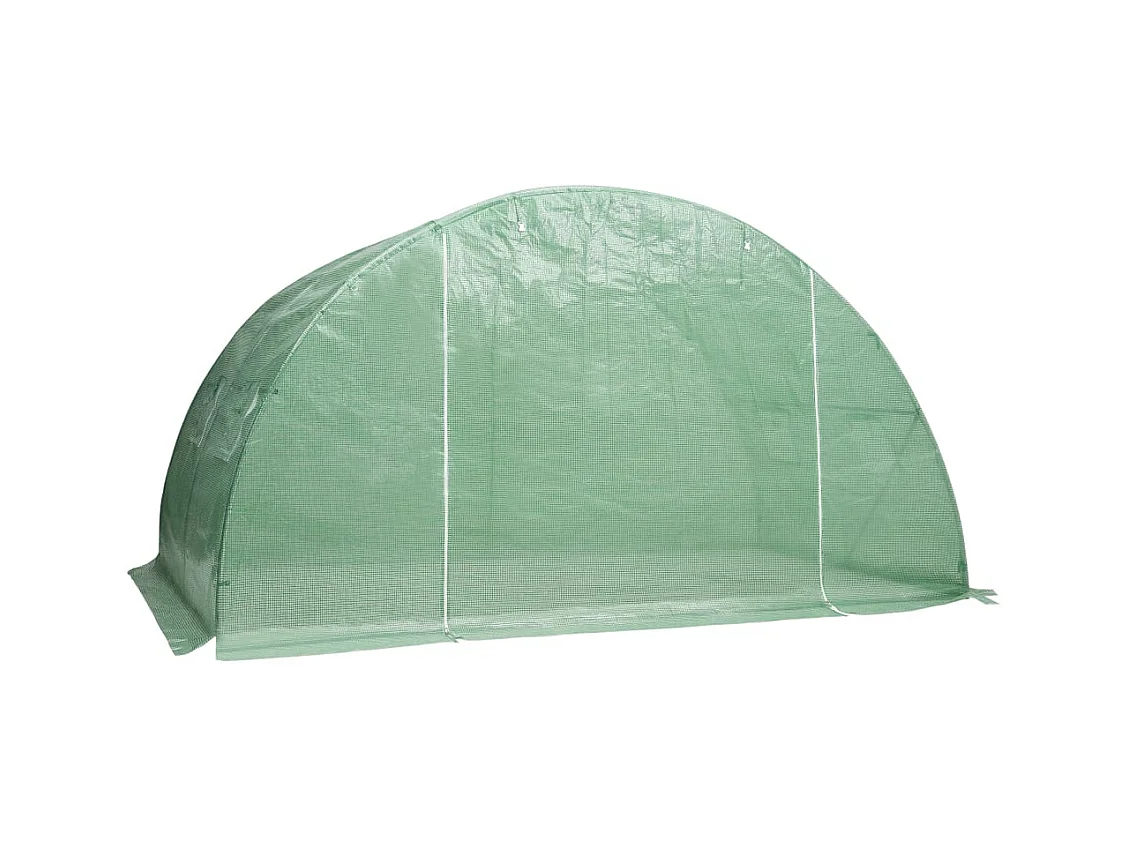Serra tenda riparo piante fiori ortaggi 8 m² 2 x 4 x 2 m verde 02_0044455