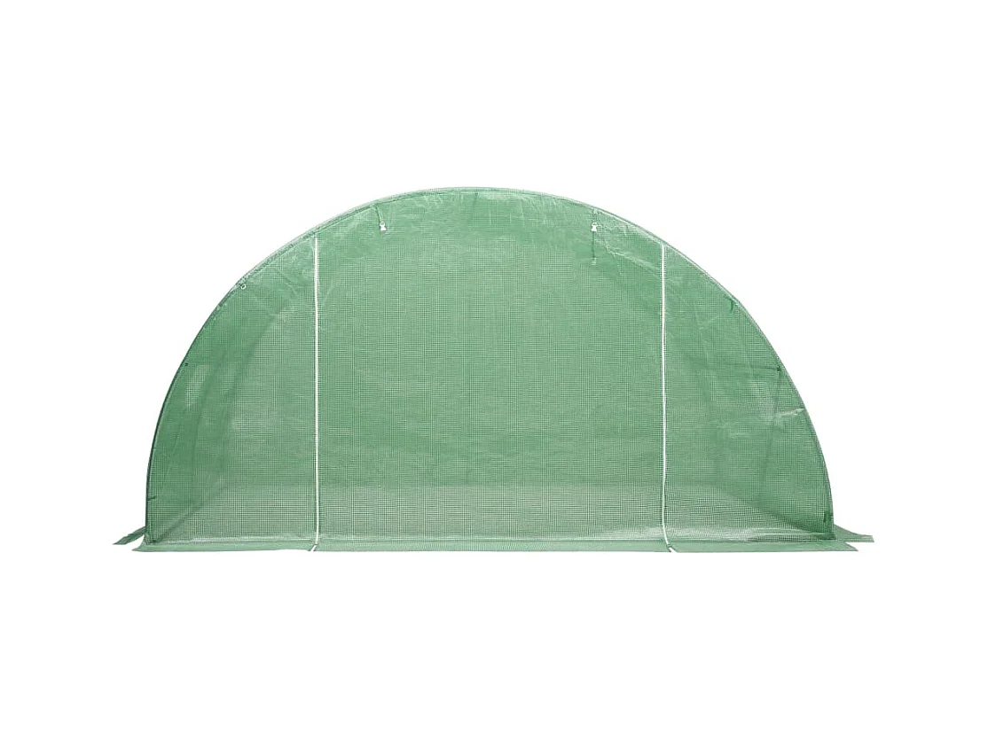 Serra tenda riparo piante fiori ortaggi 8 m² 2 x 4 x 2 m verde 02_0044455