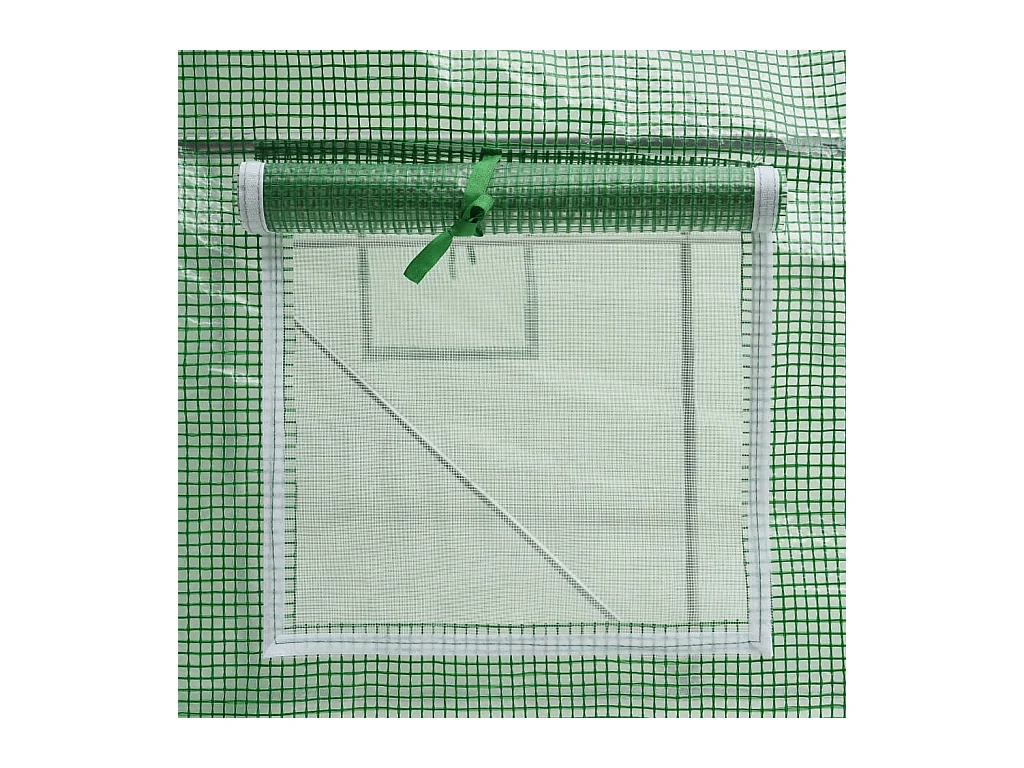 Serra tenda riparo piante fiori ortaggi 8 m² 2 x 4 x 2 m verde 02_0044455