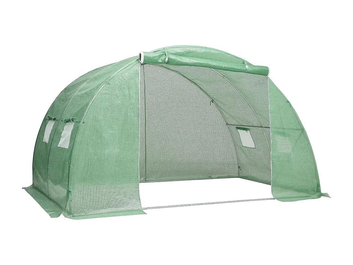 Estufa tenda abrigo planta flor hortaliças 8 m² 2 x 4 x 2 m verde 02_0044455