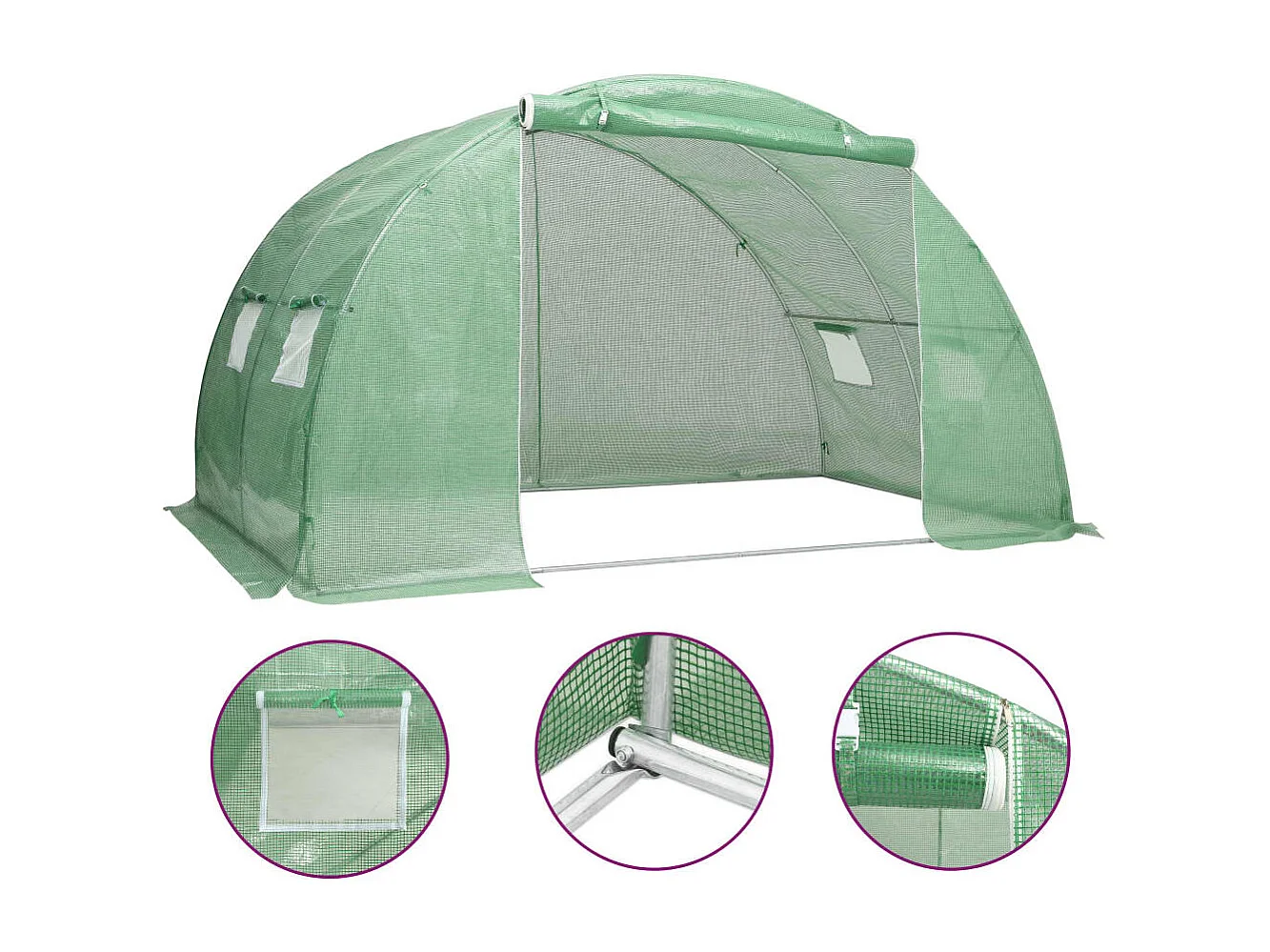 Serre tente abri plante 200 x 400 x 200 cm 02_0044455