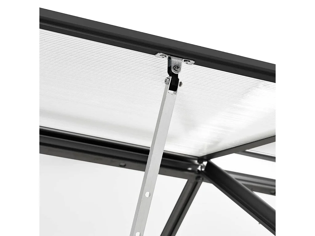 Tenda de abrigo para estufas plantas flores e vegetais com estrutura de base em alumínio 817 m² antracite 02_0044513