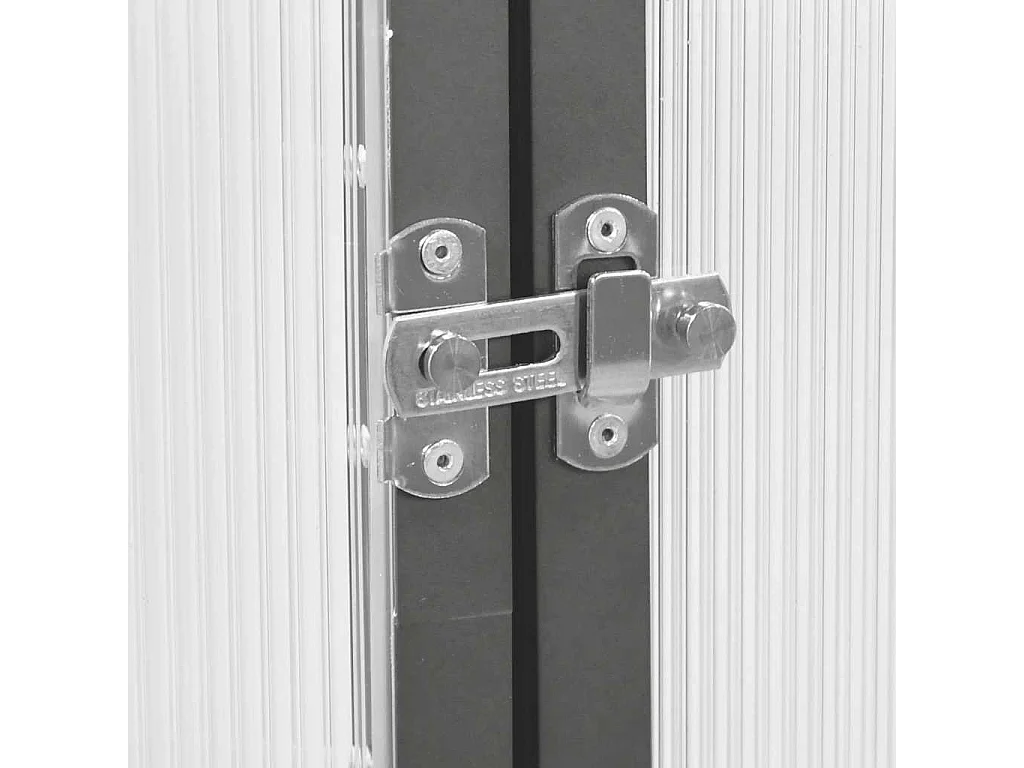 Serra tenda riparo piante fiori ortaggi con telaio di base 169 x 58 x 202 cm alluminio antracite 02_0044494