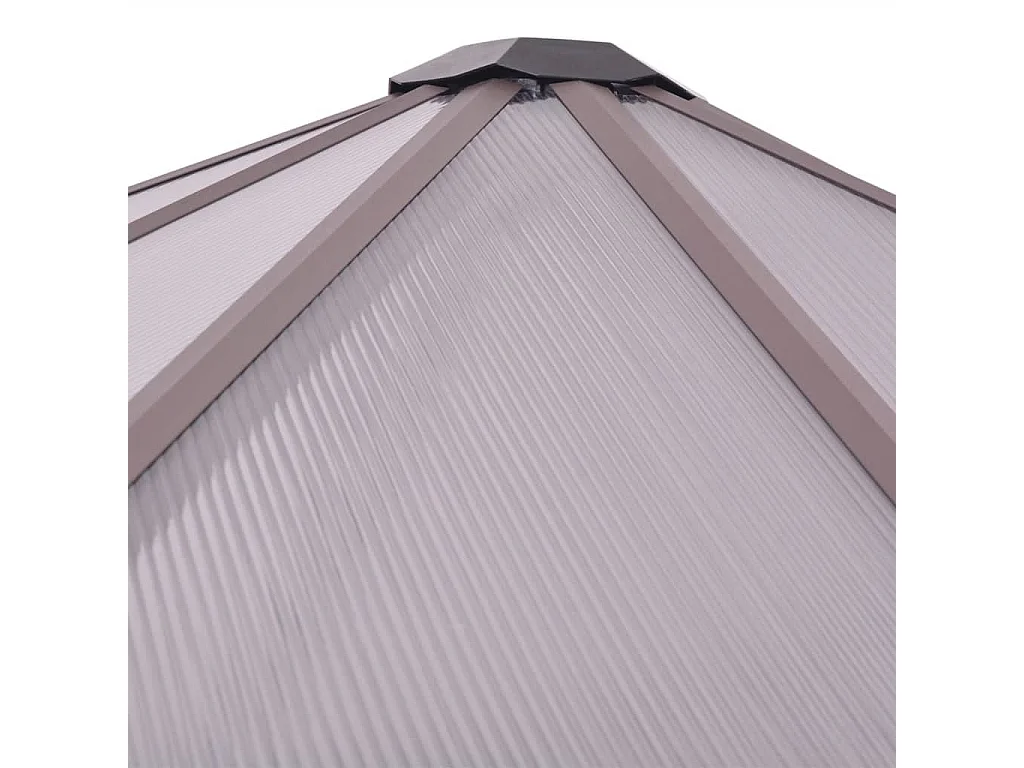 Serre tente abri plante aluminium marron 240 x 211 x 232 cm 02_0044656