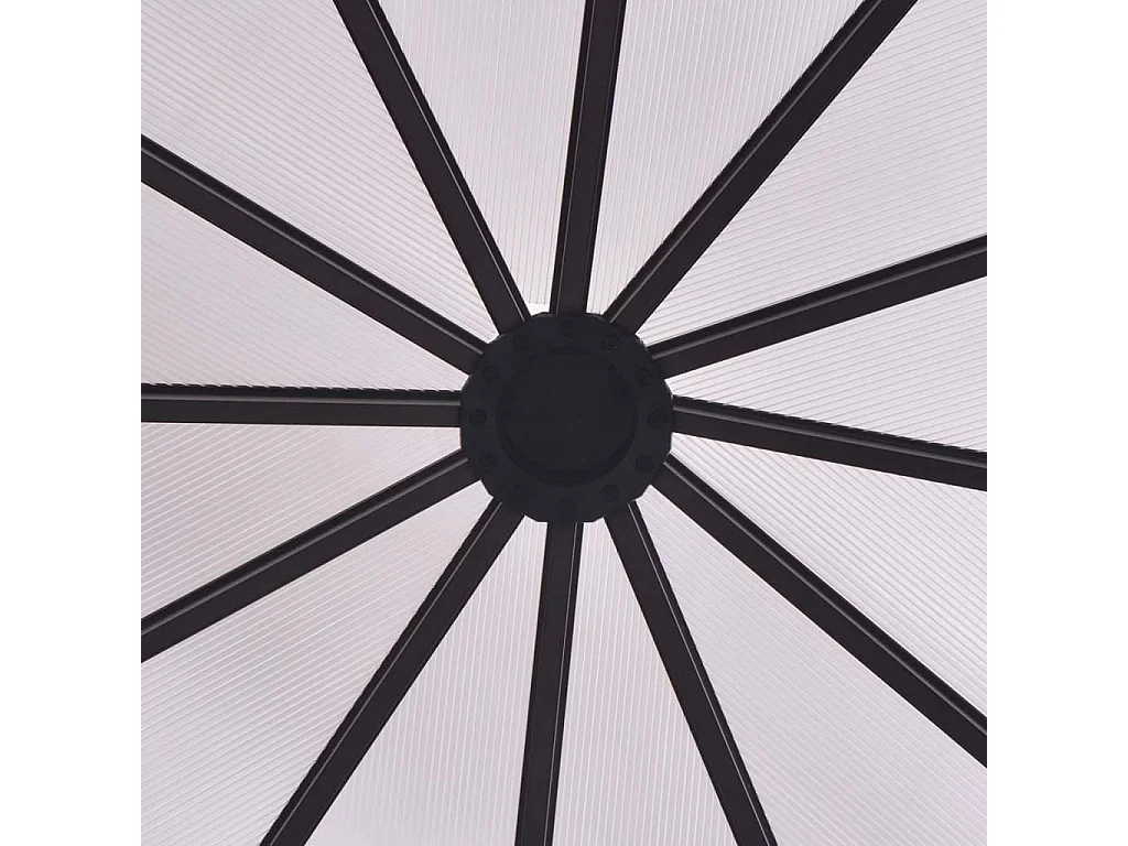 Serre tente abri plante aluminium marron 240 x 211 x 232 cm 02_0044656