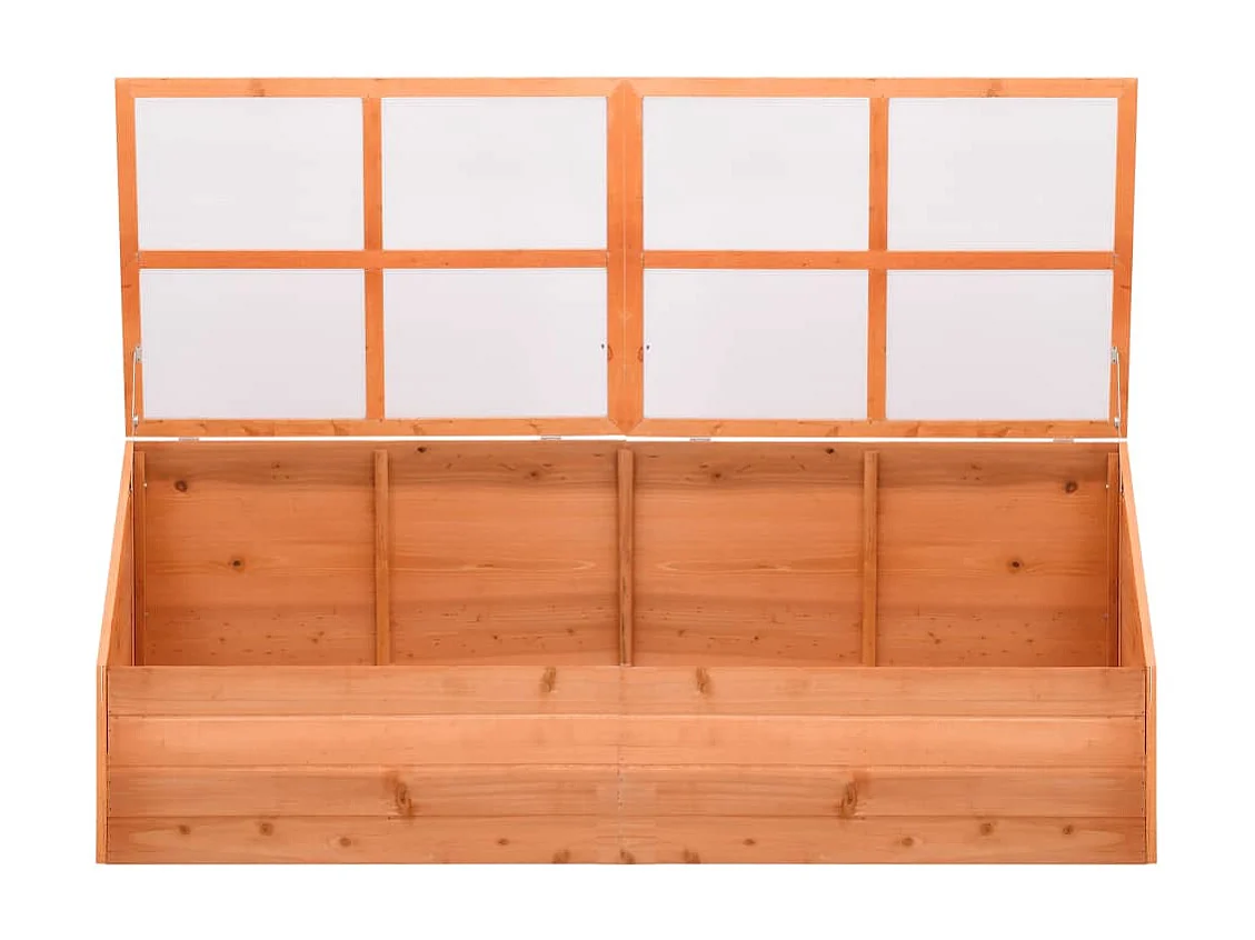 Serre tente abri plante bois marron 180 x 57 x 62 cm 02_0044651