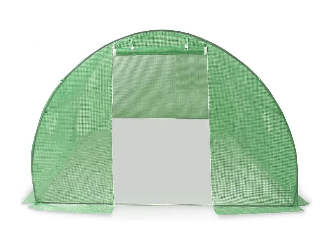 Invernadero de carpa para plantas flores y verduras 18 m² 600 x 300 x 200 cm verde 02_0044442