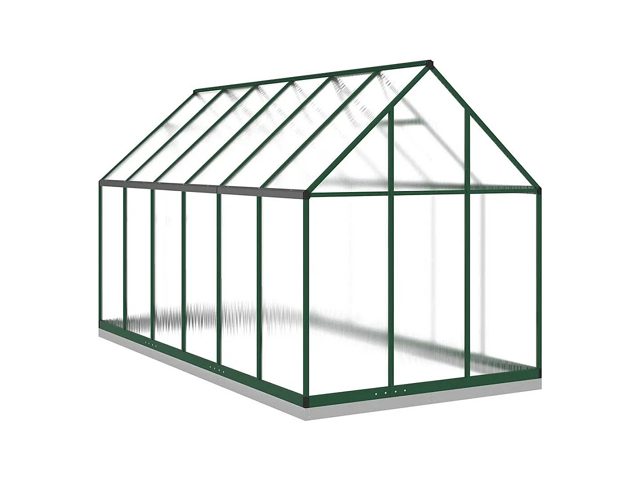 Invernadero de carpa para plantas flores y verduras con estructura de aluminio verde 334 x 169 x 202 cm 02_0044504