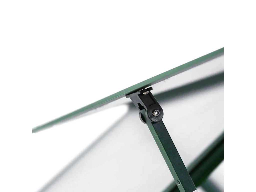 Serra tenda riparo piante fiori ortaggi con telaio di base 334 x 169 x 202 cm alluminio verde 02_0044504