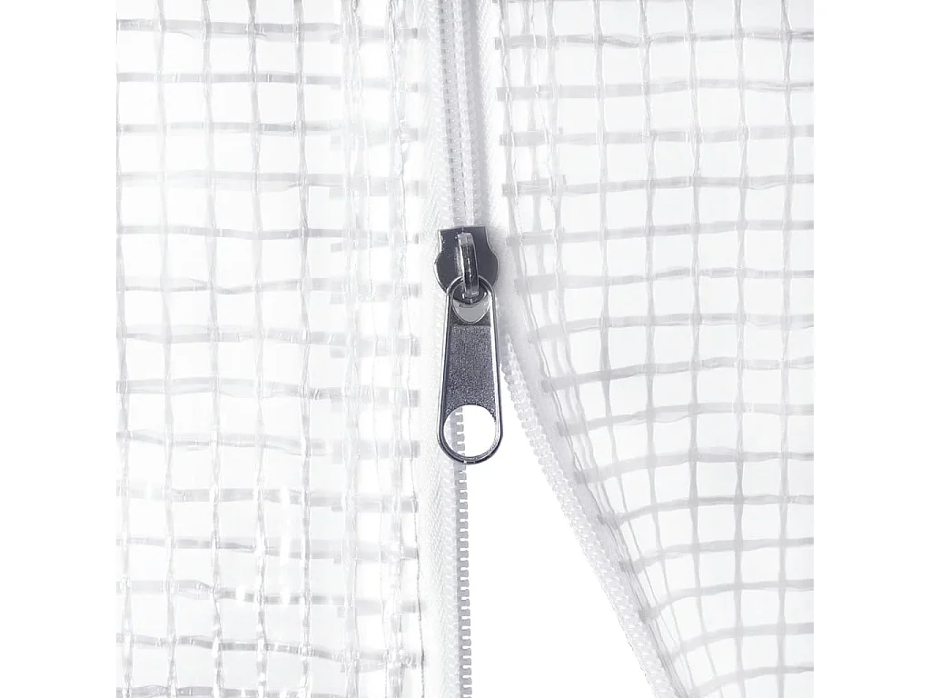 Serra tenda riparo piante fiori ortaggi con struttura in acciaio 72 m² 24 x 3 x 2 m bianco 02_0044627