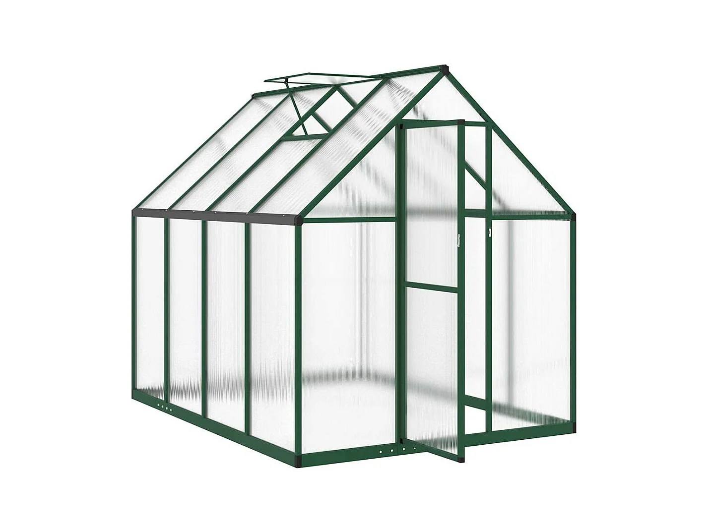 Invernadero de carpa para plantas flores y verduras con estructura de aluminio verde 224 x 169 x 195 cm 02_0044497